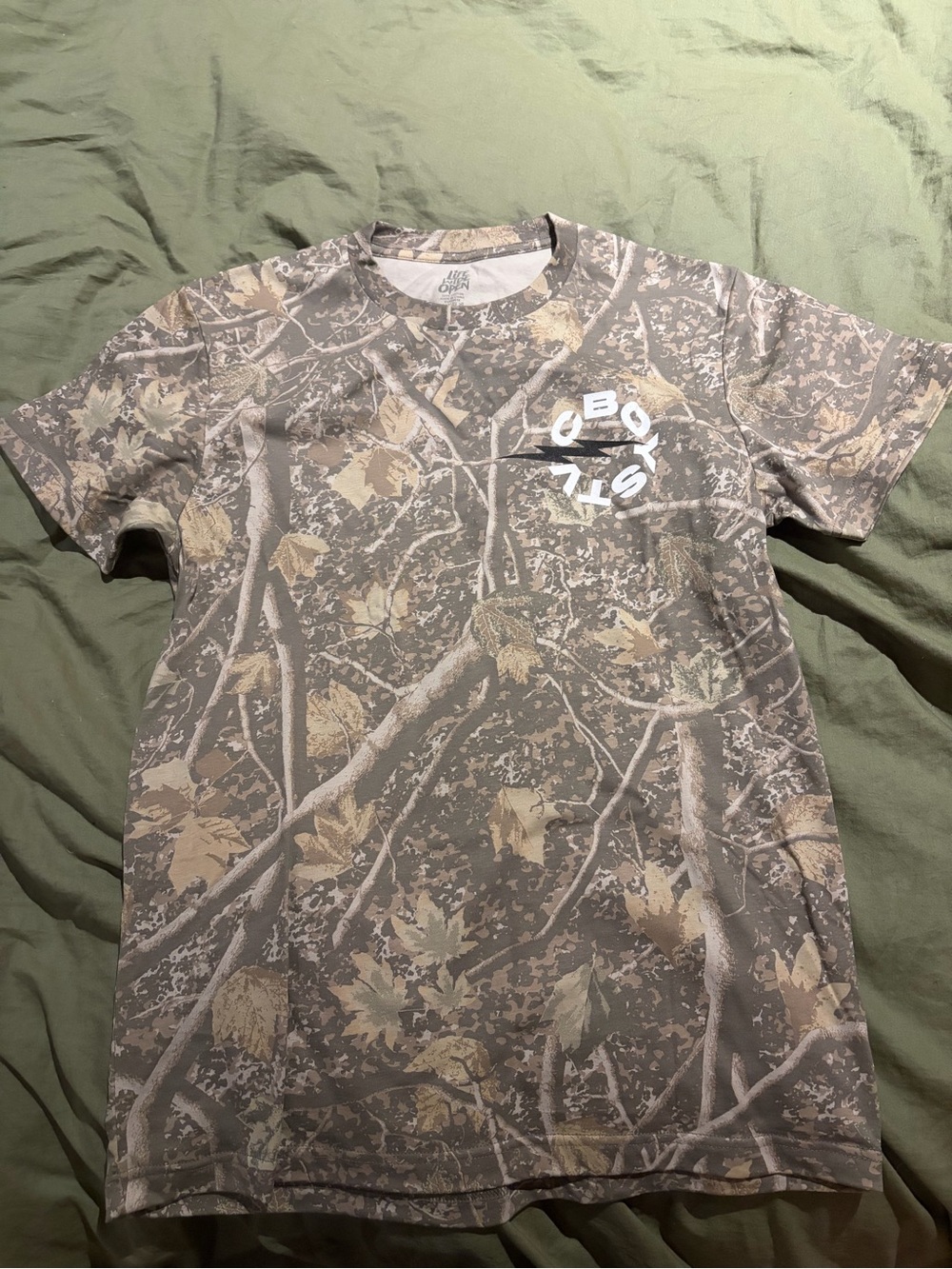 CBoys TV Life Wide Open Camo Shirt - Never worn